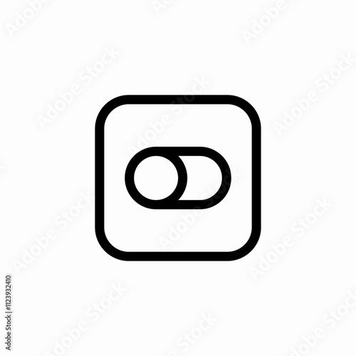 switch toggle icon sign vector