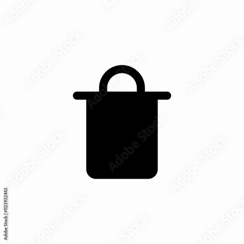 trash bin delete icon sign vector