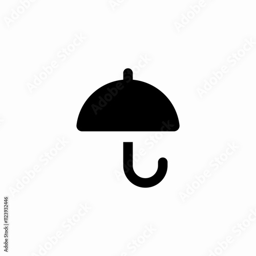 umbrella insurance icon sign vector
