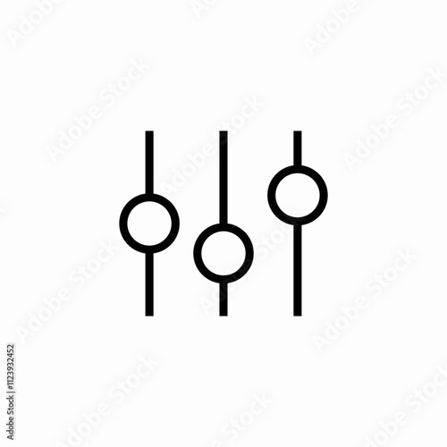 tuner customize icon sign vector
