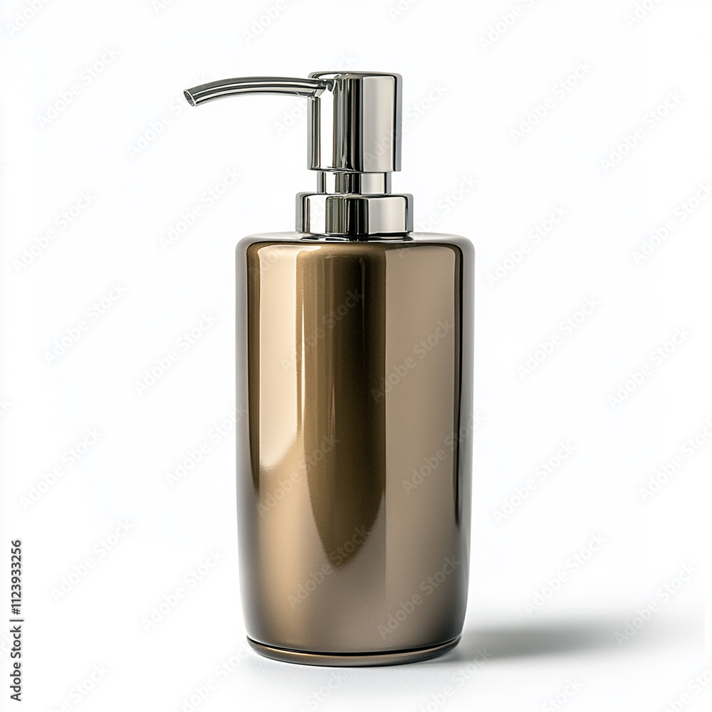 Fototapeta premium soap dispenser isolated on white background