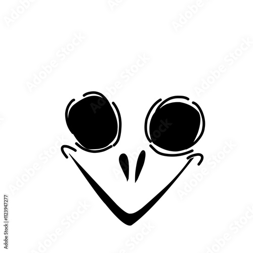 horror and scary faces halloween vector