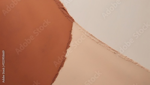 Two shades of brown cosmetic powder displayed together
