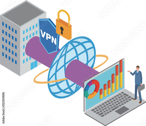VPNのイメージイラスト