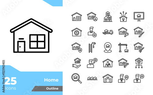 Home Outline Icons