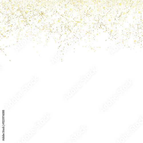 Gold Glitter Border 