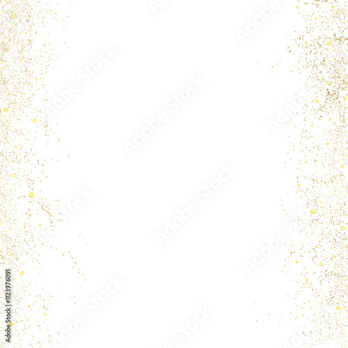 Gold Glitter Border 