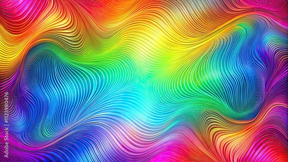 custom made wallpaper toronto digitalColorful abstract background with vibrant moire effect , vibrant, colorful, abstract