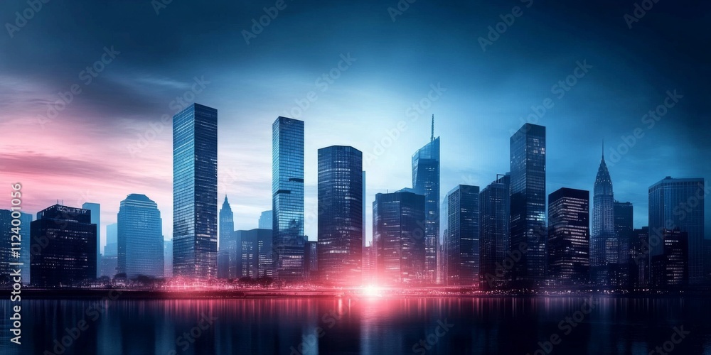 Fototapeta premium Architectural Marvels: Building Dreams in Urban Environments