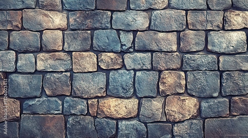 Fototapeta premium Rustic stone wall texture background.