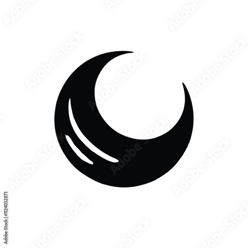 Crescent Moon Silhouette