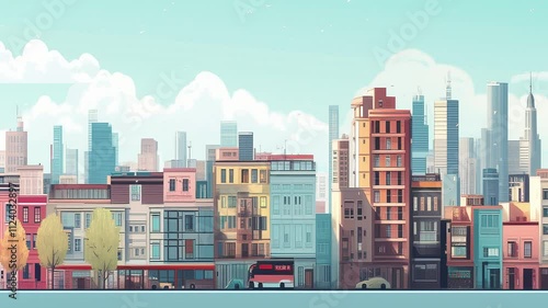 通り過ぎる街並み