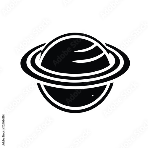 Planet Rings Silhouette