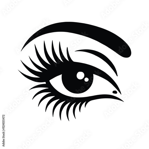 Winking Eye Silhouette