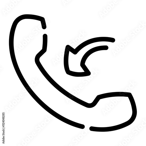 incoming call Line Icon
