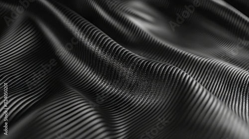 Wallpaper Mural Close-up of dark carbon line textures forming subtle geometric linear patterns with a sleek, modern industrial feel Torontodigital.ca