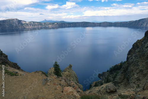 Crater Lake, Oregon State, USA photo