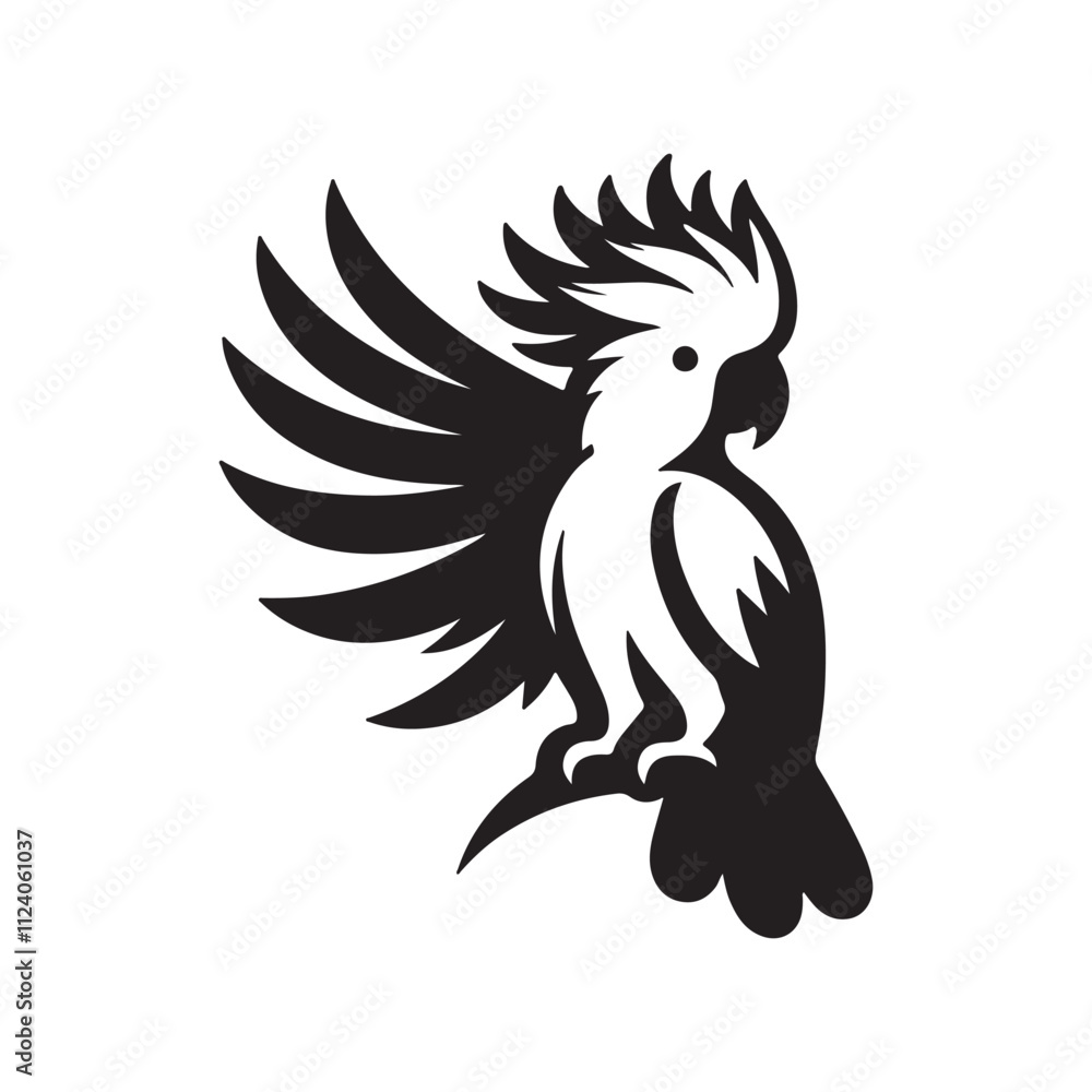 Obraz premium eagle tattoo vector