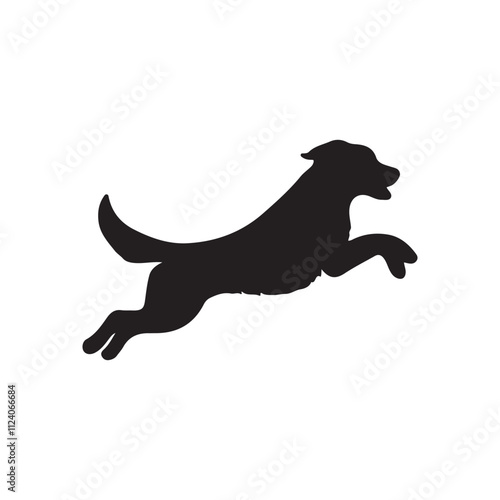 silhouette of a dog
