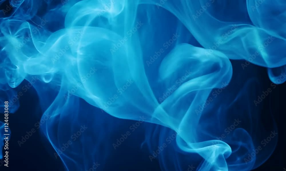 An abstract depiction of swirling blue smoke or mist, creating a dynamic and ethereal atmosphere, suitable for backgrounds or artistic projects. An abstract depiction of swirling blue smoke or mist, creating a dynamic and ethereal atmosphere, suitable for backgrounds or artistic projects.