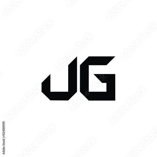 Free Download JG monogram logo design letter text name symbol monochrome logotype alphabet character simple logo - GFXLoad