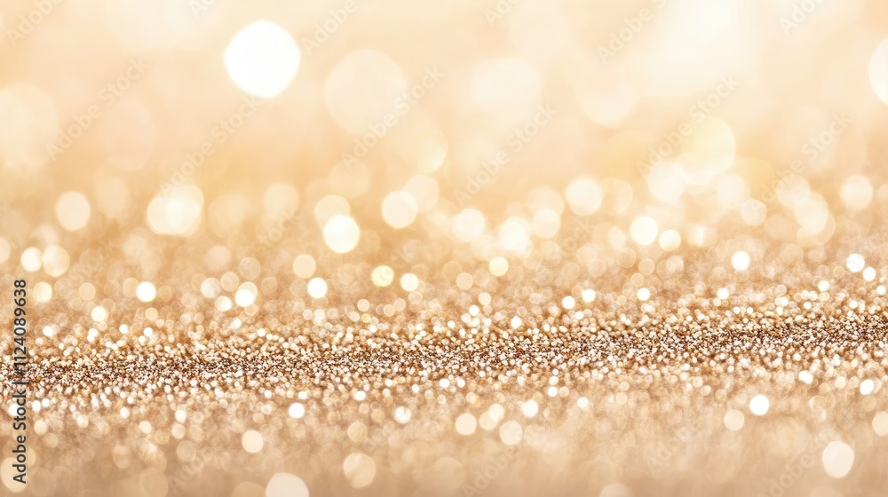 Glowing Gold Glitter Background Sparkling Light for Celebrations Glowing Gold Glitter Background Sparkling Light for Celebrations