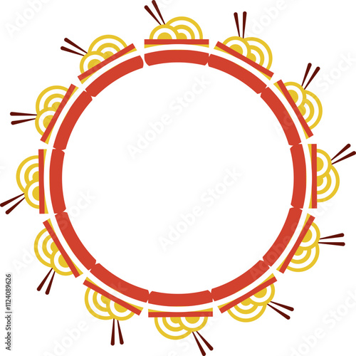 Chinese New Year Element Circle