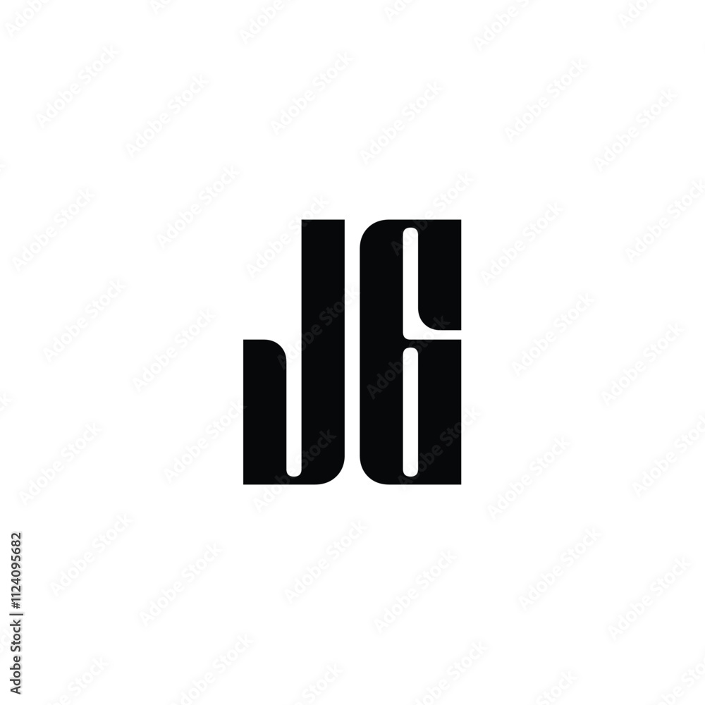 JG monogram logo design letter text name symbol monochrome logotype alphabet character simple logo JG monogram logo design letter text name symbol monochrome logotype alphabet character simple logo