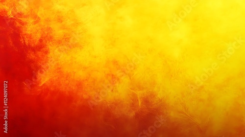 Abstract Red And Yellow Color Blend Texture