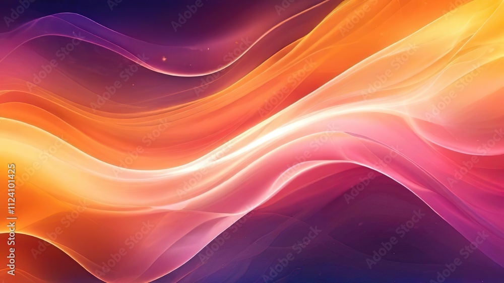 An abstract background with flowing waves An abstract background with flowing waves