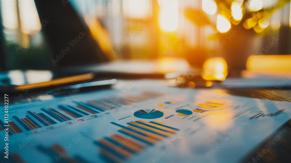 Abstract business Financial charts show a significant increase in profits in the stock market.This is driven by higher interest rates and continued growth. In the innovation world network of financial Abstract business Financial charts show a significant increase in profits in the stock market.This is driven by higher interest rates and continued growth. In the innovation world network of financial