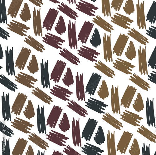 The hatched spots imitate wood chips.