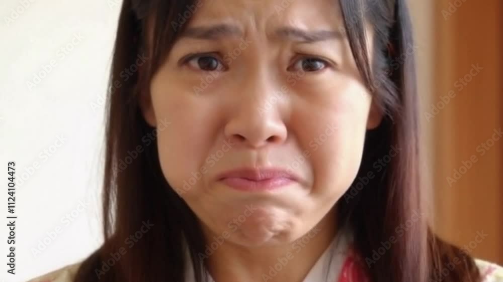 very adorable and funny expression of beautiful woman very adorable and funny expression of beautiful woman