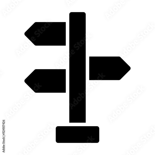 roadsign Solid icon