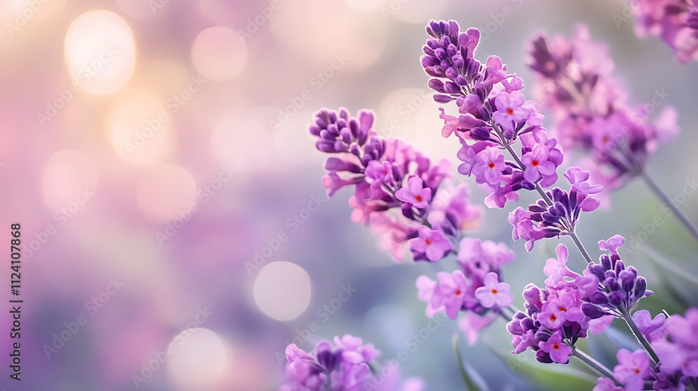 Lavender blossoms in bokeh effect nature's colorful display outdoor garden soft lighting floral photography Lavender blossoms in bokeh effect nature's colorful display outdoor garden soft lighting floral photography