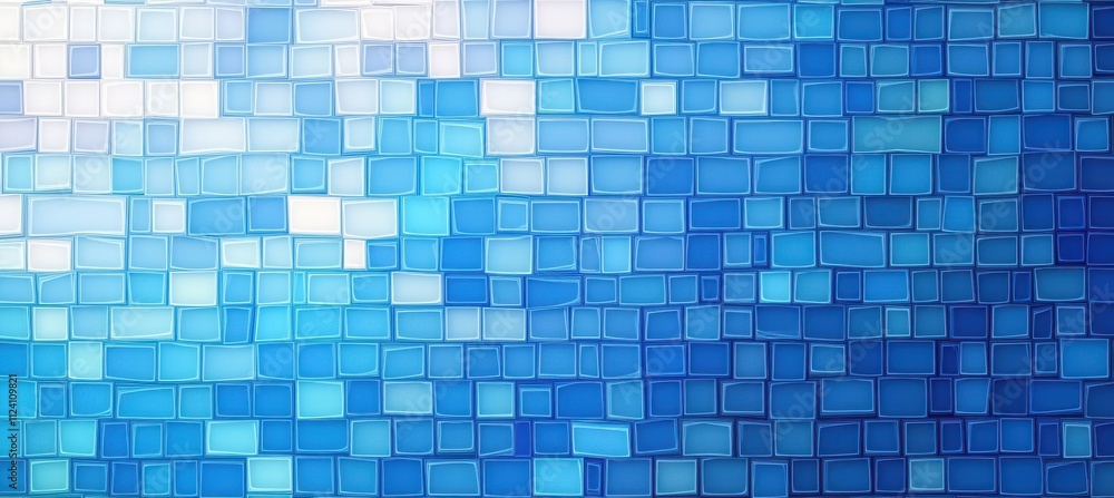 Abstract Blue Geometric Background with White Space Abstract Blue Geometric Background with White Space