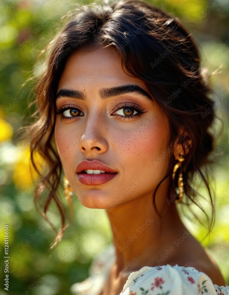 close-up. face of a beautiful young girl close-up. face of a beautiful young girl