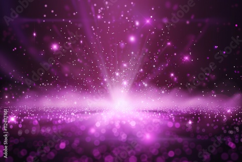 A stunning pink glitter background filled with vibrant sparkles, glistening under soft lighting for a delightful aesthetic