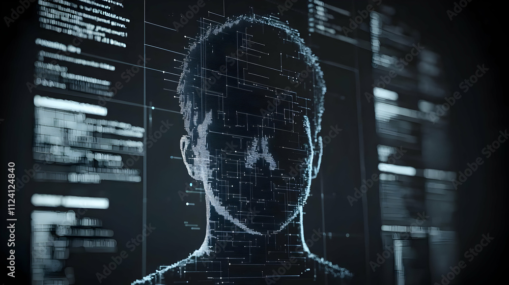 Digital Head Forms from Data Streams Visually Digital Head Forms from Data Streams Visually