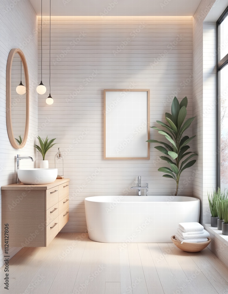 Fototapeta premium Bathroom interior