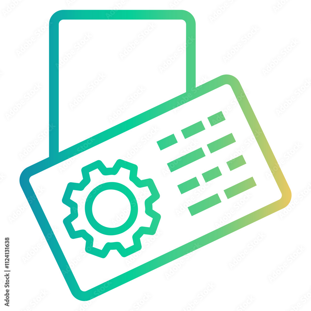 business Line Gradient Icon