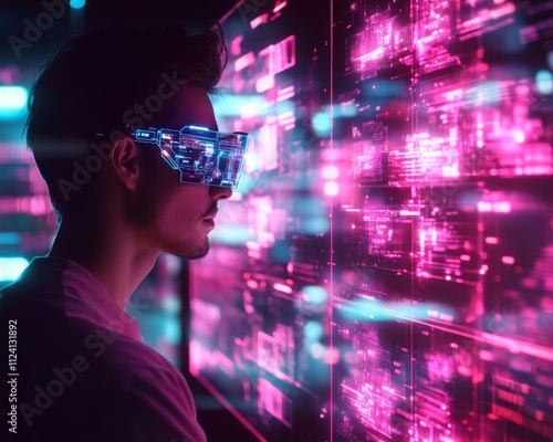 Wallpaper Mural Futuristic Marketplace Using Blockchain Technology Torontodigital.ca