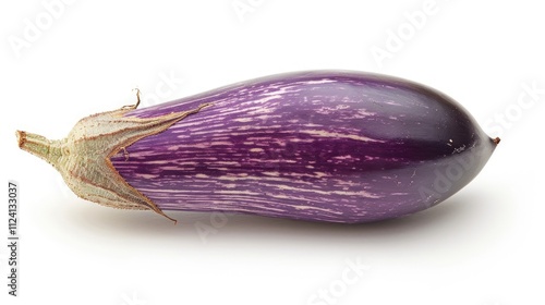Wallpaper Mural A beautiful eggplant seed, isolated on a white background Torontodigital.ca