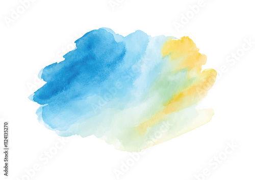 Colorful watercolor splashes Vectors 