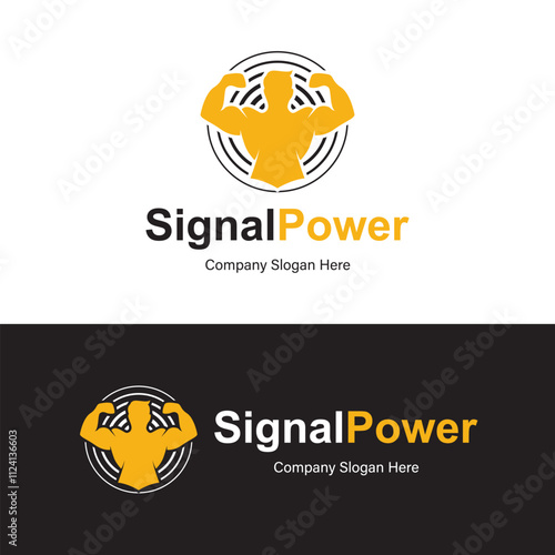 Wireless devices  Logo vector template 