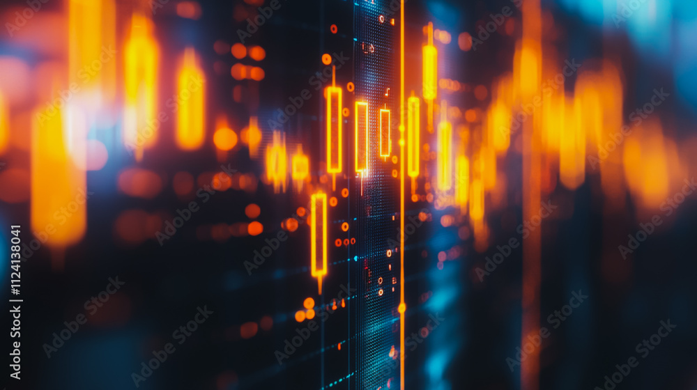 Abstract business Financial charts show a significant increase in profits in the stock market.This is driven by higher interest rates and continued growth. In the innovation world network of financial Abstract business Financial charts show a significant increase in profits in the stock market.This is driven by higher interest rates and continued growth. In the innovation world network of financial