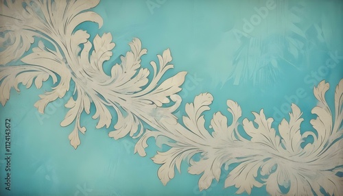 Wallpaper Mural Clear Plain Shiny Warm Soft Vintage Bokeh Cloudy Wave Like Geometric Blue Background or Texture Torontodigital.ca