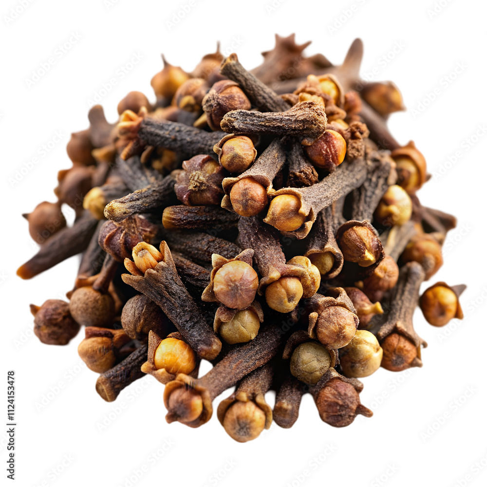Fototapeta premium Cloves isolated on white background