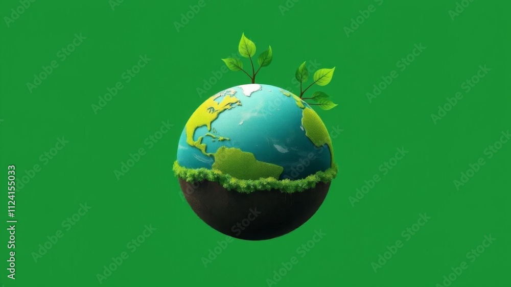 A sleek and modern banner with a minimalist design showcasing a clean and eco-friendly planet, concept, eco-conscious, earth A sleek and modern banner with a minimalist design showcasing a clean and eco-friendly planet, concept, eco-conscious, earth