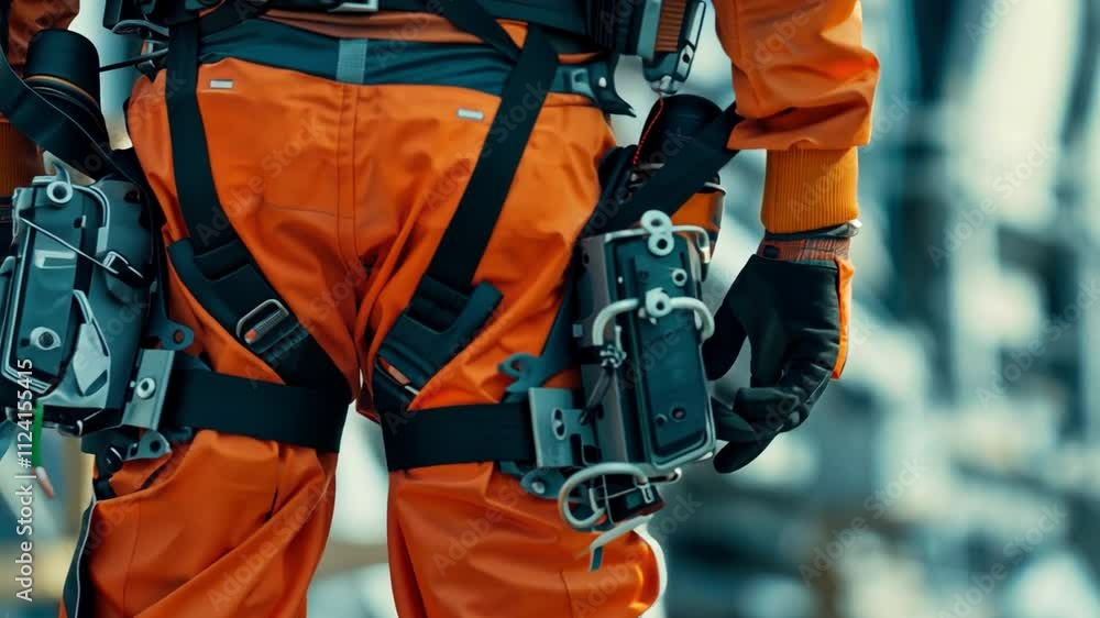 Workers or engineers with protective gear for work hazards Workers or engineers with protective gear for work hazards